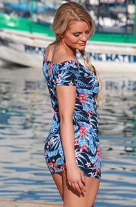 Tropical Resort Form Fit Dress