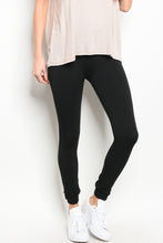 S10-1-4-FAB-SS32/FAB11802W BLACK THICK WINTER FABRIC LEGGINGS 10pcs