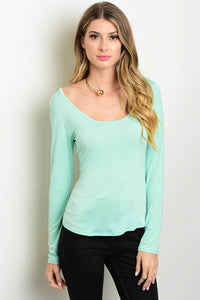 Z-C-T2339 LIGHT MINT TOP 2-2-2
