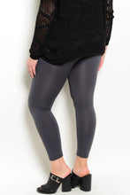 S11-14-2-SS11X CHARCOAL PLUS SIZE FLEECE LEGGINGS / 6PCS
