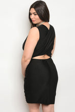 S13-6-1-D51844PX BLACK PLUS SIZE DRESS 2-2-2
