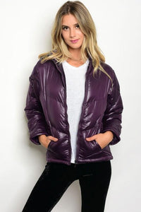 Purple Puffer Jacket ($ 10.50 ea) (6 pcs)