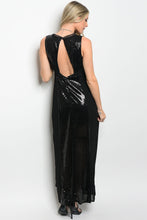 S11-4-5-D25414 BLACK WITH SEQUINS DRESS 2-2-2