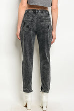 S3-4-2-J8918 DENIM BLACK ACID JEANS 2-2-2