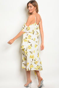 S13-2-3-D62780 IVORY WITH FLOWERS DRESS 2-2-2