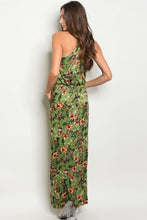 S11-10-1-D5466 OLIVE FLORAL DRESS 2-2-2