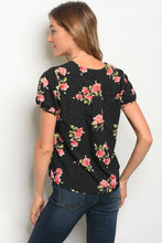 S2-7-5-T59269 BLACK FLORAL TOP 2-2-2