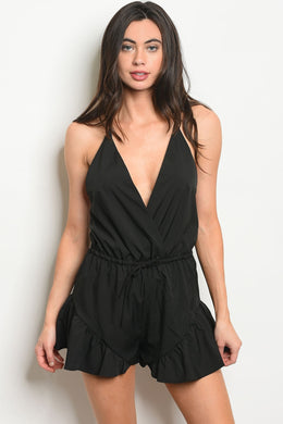 S16-9-6-R80865 BLACK ROMPER 2-2-2