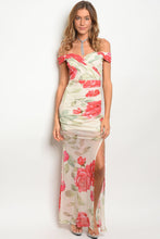 S3-9-2-D17785 CREAM RED FLORAL DRESS 2-2-2