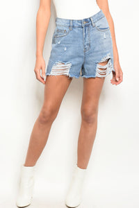 S9-12-4-S0009 BLUE DENIM SHORTS 3-2-1