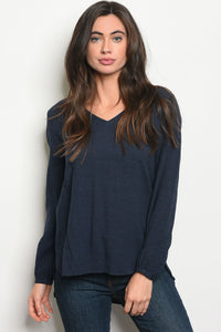 S18-1-5-T3052 NAVY TOP 2-2-2