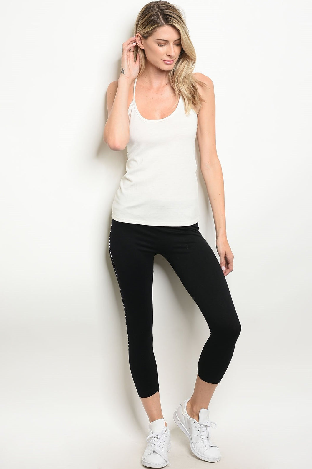 S17-7-1-LMK07 BLACK LEGGINGS / 10PCS