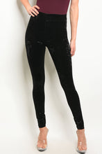 S11-8-5-L211622 BLACK VELVET LEGGINGS 1-3-3-2