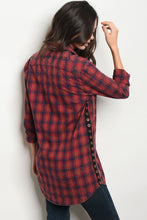 S18-5-3-T75218 RED BLUE CHECKERED TOP 3-2-1