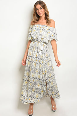 S18-7-5-D3259 IVORY MUSTARD DRESS 2-2-2