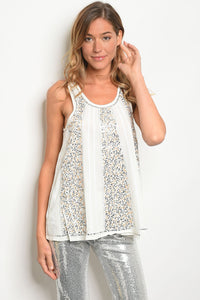 S14-6-4-T5134 IVORY GOLD W/ SEQUINS TOP 2-2-2