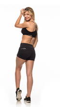Side Mesh Booty Shorts