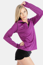 Quarter-Zip Solid Color Track Hoodie