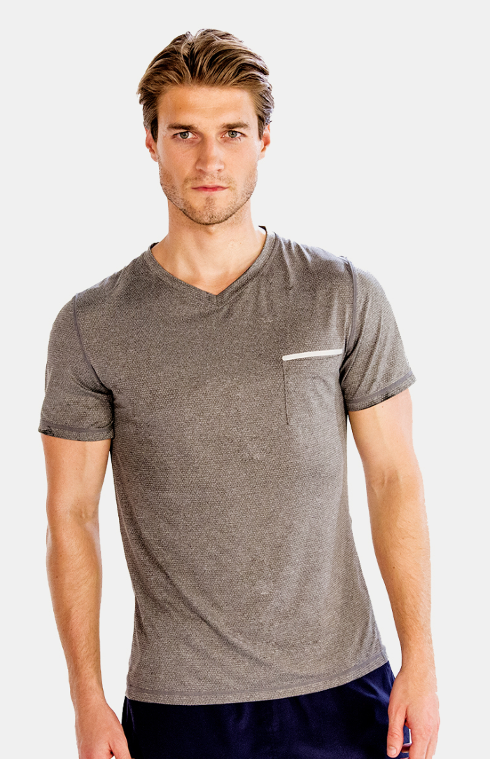 V-Neck Tee, Jersey Tee by Alanic