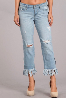 The Markle  Distressed Cropped Jeans $17.50 ea