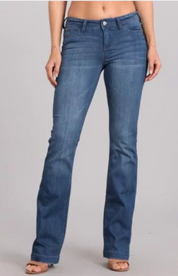 Mid Rise Denim Blue Wide Leg Jean $17.50 ea